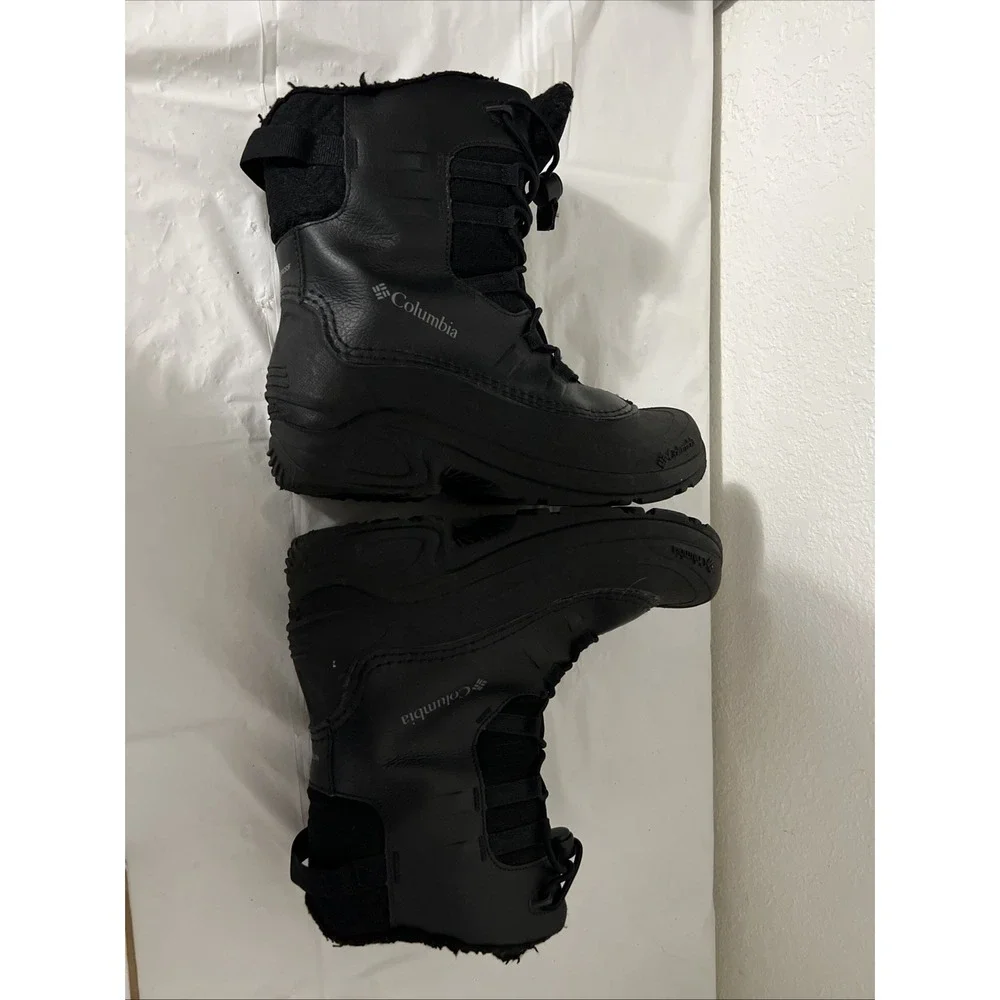 Columbia Big Kids Bugaboot Celsius Waterproof 400g Winter Boots Sz 6 Black Snow